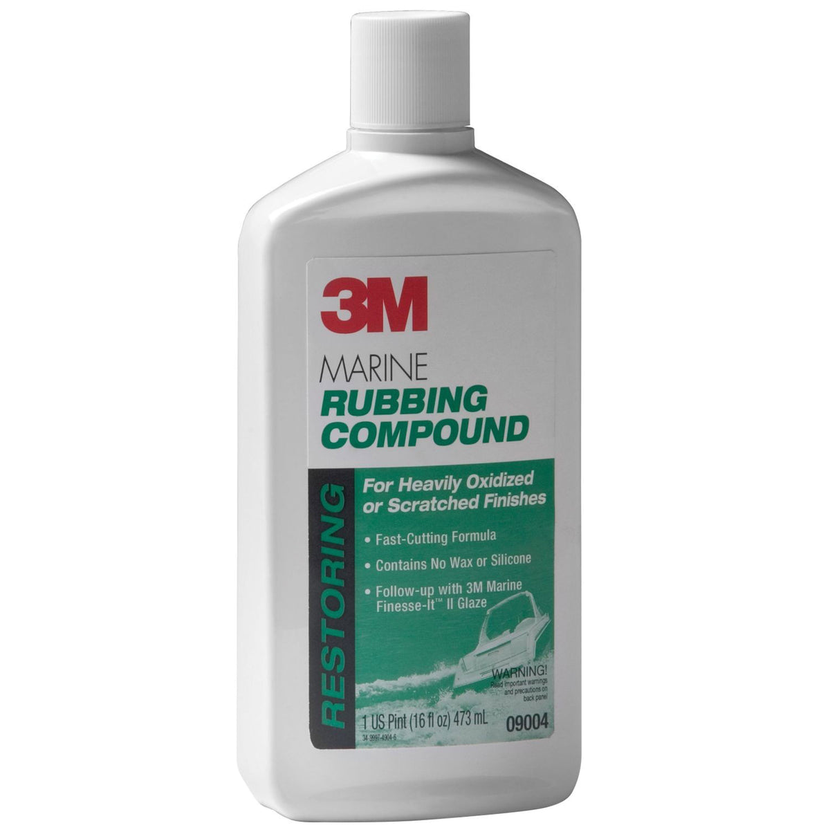 3M 09004 Marine Super Duty Rubbing Compound Liquid