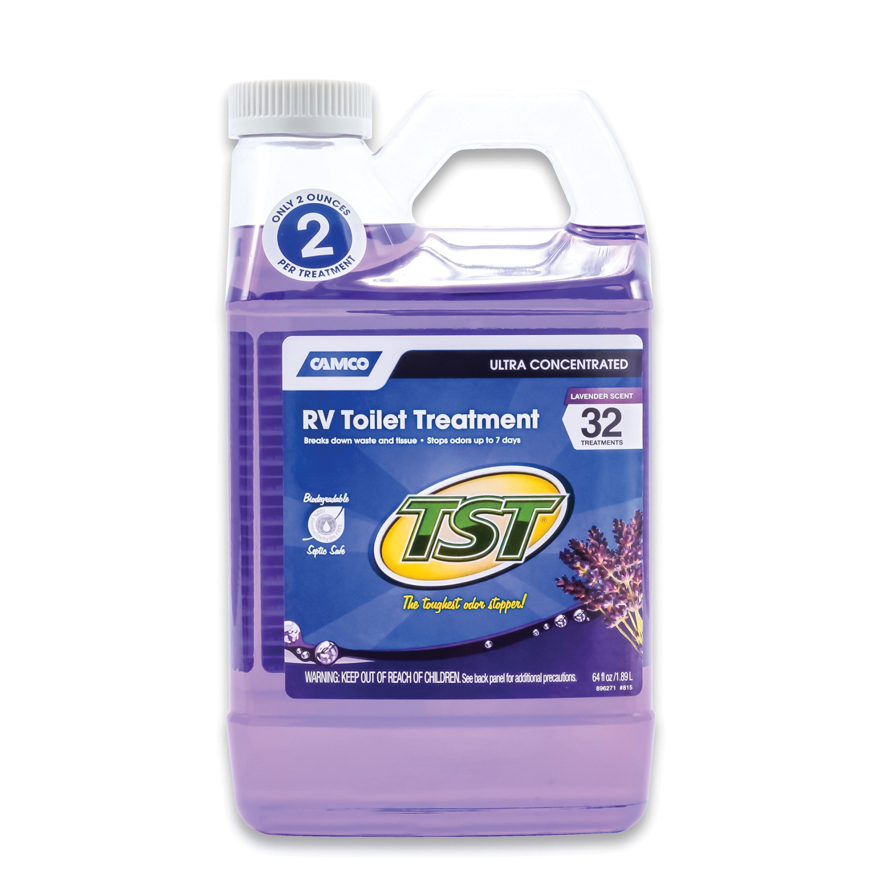 Camco 41555 Tst Lavender Holding Tank Treatment - 64Oz. Liquid