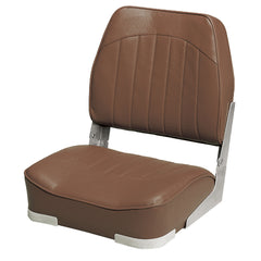 Wise 8WD734PLS-716 Low Back Economy Seat - Brown