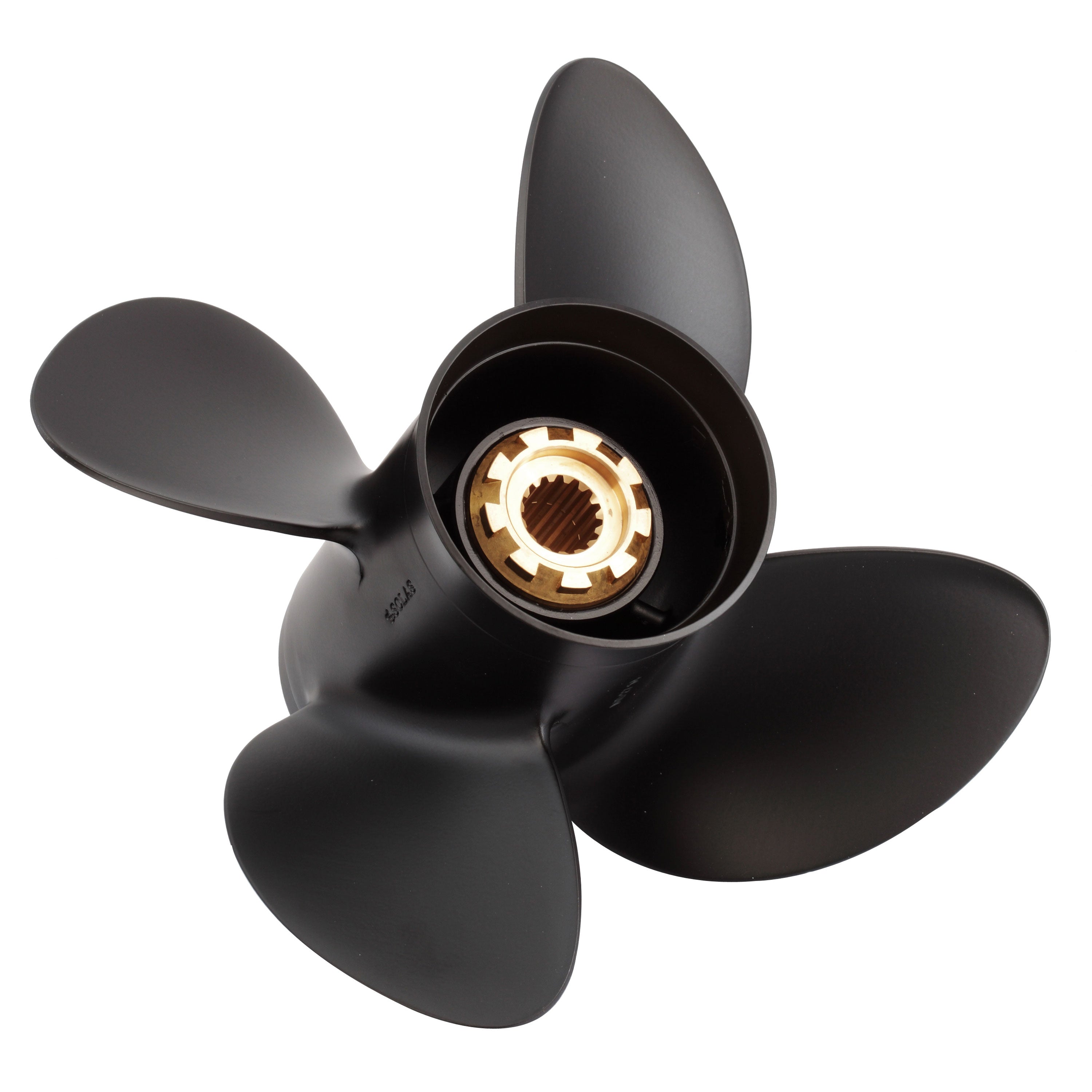 Solas 1413-128-17 Amita 4 Aluminum 4-Blade Propeller - RH, 12.75" Diameter x 17" Pitch