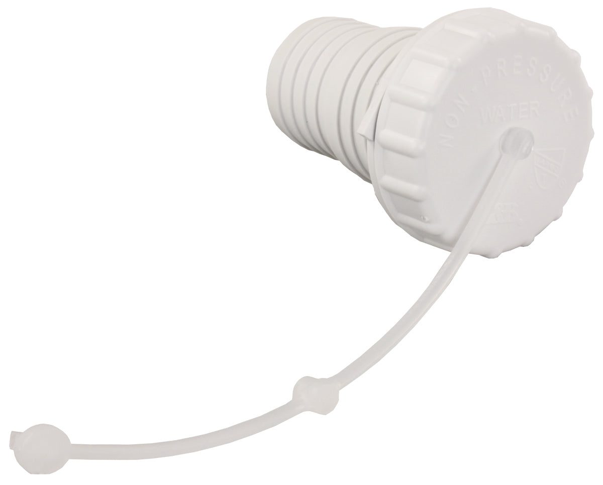 Thetford 94245 Gravity Water Fill Cap, Strap, and Spout - Polar White