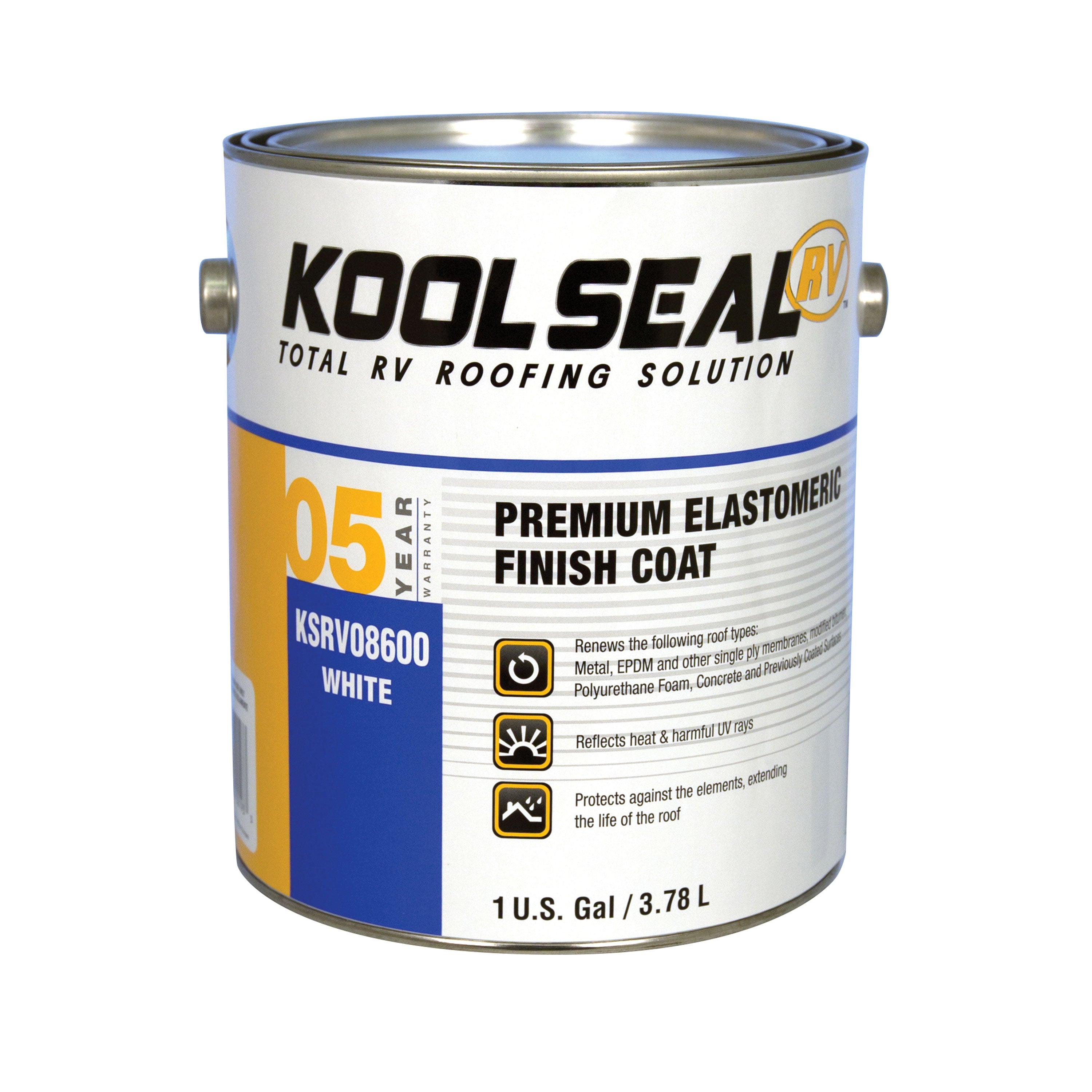 Geocel KSRV08600-16 Elastomeric Roof Coating - 1 Gal