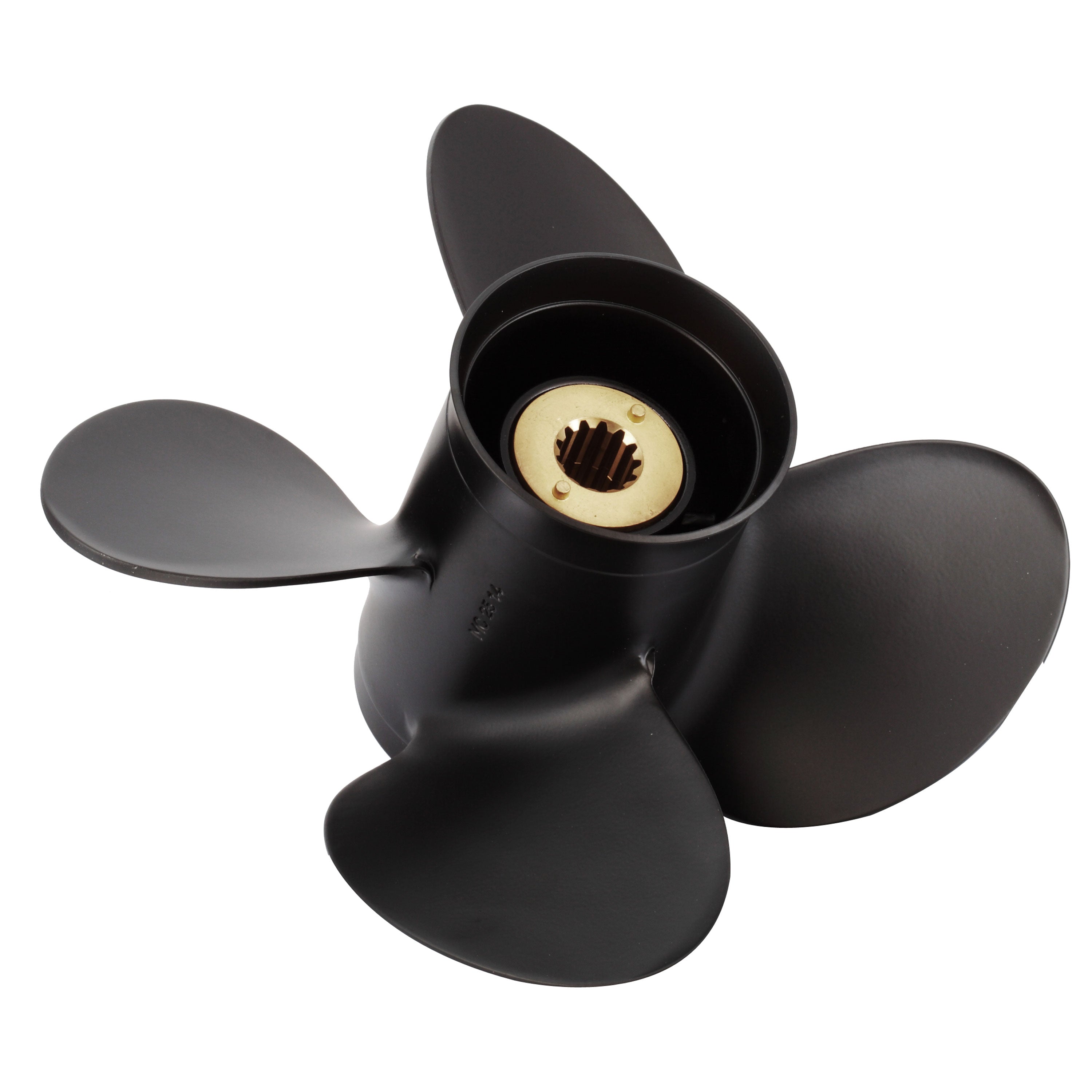 Solas 1313-108-12 Amita 4 Aluminum 4-Blade Propeller - RH, 10.8" Diameter x 12" Pitch x 13-Spline