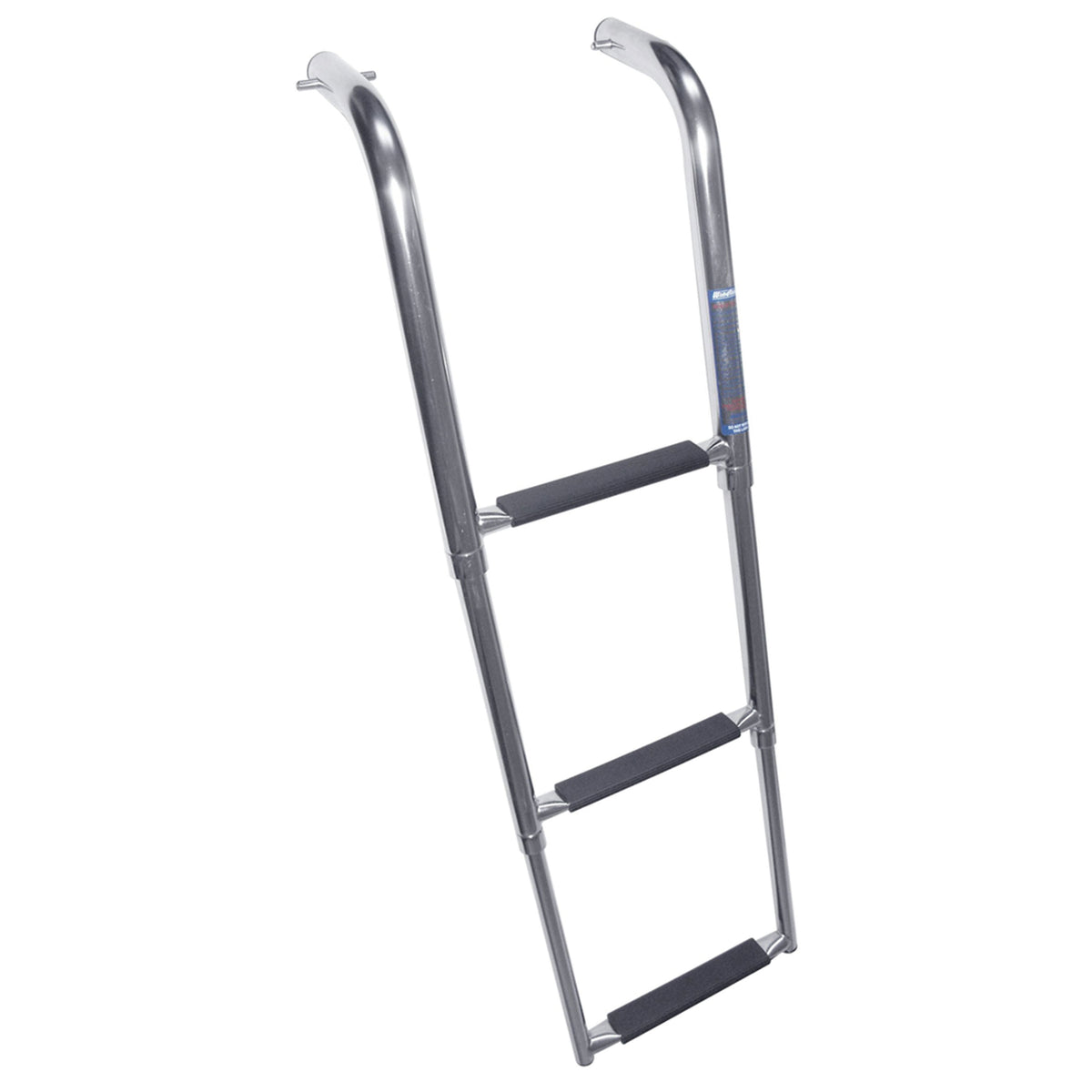 Windline UP-3X Under Platform Telescoping 3-Step Ladder - Stainless Steel Steps