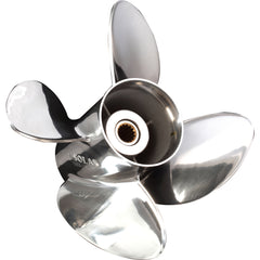 Solas 1553-140-21 HR Titan 4 Stainless Steel 4-Blade Propeller - RH, 14" Diameter x 21" Pitch