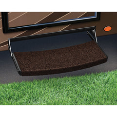 PREST-O-FIT 2-0221 Trailhead Universal RV Step Rug - 22", Grizzly Brown